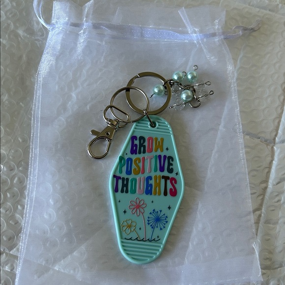 Keychain with Positive Message - Picture 3 of 3